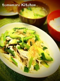 鶏とザーサイのナムルと玉子スープ-レシピのメイン写真