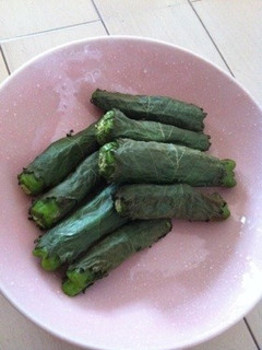 簡単♪ししとうの甘味噌大葉巻き-レシピのメイン写真