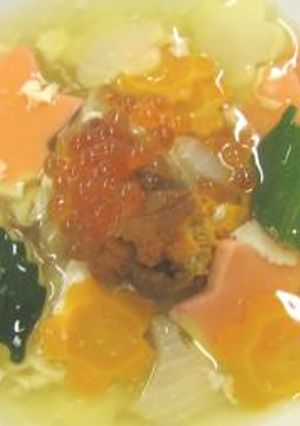 秋満載　ゴマ豆腐の花びら野菜あん-レシピのメイン写真