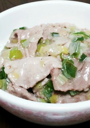 豚ねぎ塩丼-レシピのメイン写真