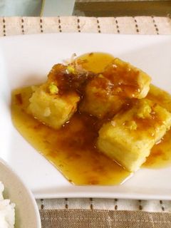 少ない油で!揚げない揚げ出し豆腐♪-レシピのメイン写真