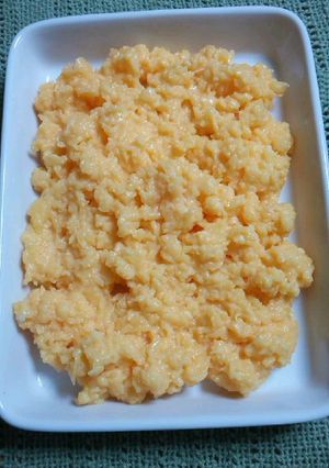 単品でも三色丼でも♪甘い炒りたまご-レシピのメイン写真