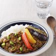 基本のデミキーマカレー 夏野菜ソテー添え
