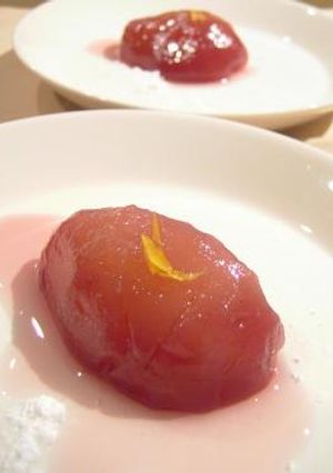 ラ・フランスの赤ワイン煮-レシピのメイン写真