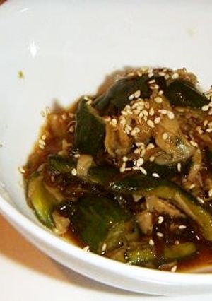 新生姜とキュウリの塩昆布和え-レシピのメイン写真