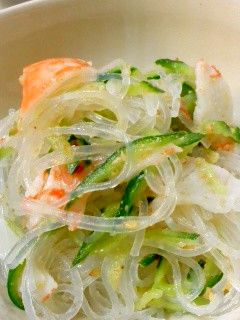 春雨が涼しげな酢の物-レシピのメイン写真