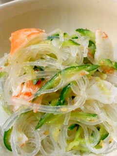 春雨が涼しげな酢の物-レシピのメイン写真