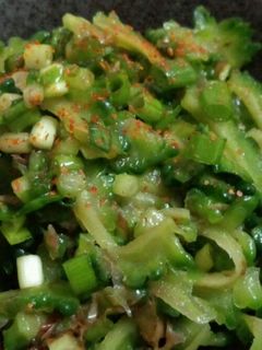 この夏ヒット!ゴーヤのネギおかか和え-レシピのメイン写真