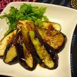 ハーブとにんにく風味なすのステーキ
