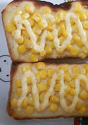簡単朝ごはん！マヨコーンパン-レシピのメイン写真