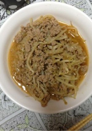 もやしの坦々風炒め煮-レシピのメイン写真