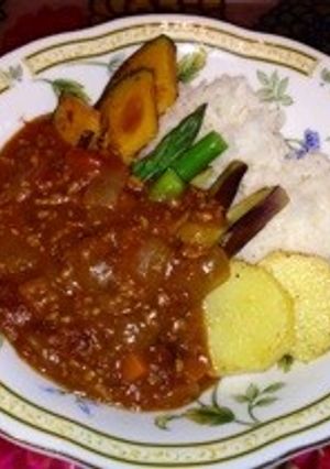 たっぷり野菜と挽肉のカレー-レシピのメイン写真