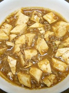 中華の定番♪をレンジで作る『麻婆豆腐』-レシピのメイン写真
