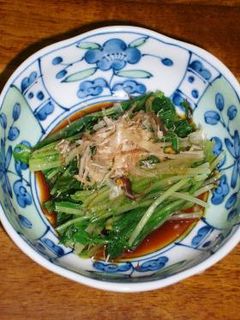 京水菜の辛子和え-レシピのメイン写真