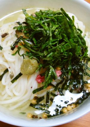暑い日さっぱり♪そうめんの冷やし茶漬け☆-レシピのメイン写真