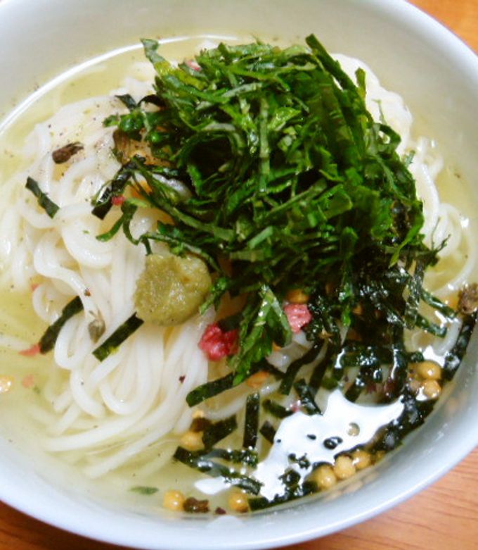 暑い日さっぱり♪そうめんの冷やし茶漬け☆-レシピのメイン写真