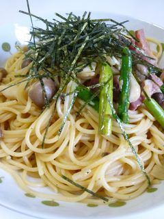 きのことアスパラの和風パスタ-レシピのメイン写真
