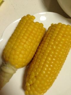 おいしー!とうもろこしのゆで方-レシピのメイン写真