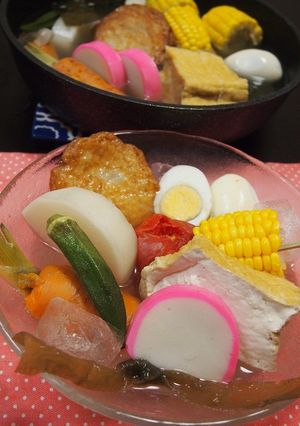 クリンスイde 夏野菜の冷やしおでん♪-レシピのメイン写真