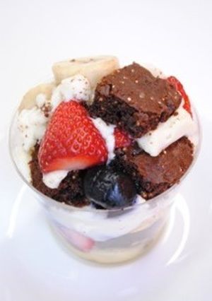 雑穀ブラウニーと豆腐クリームのトライフル-レシピのメイン写真