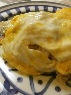 やみつき!しょうゆで食べる和風オムライス-レシピのメイン写真