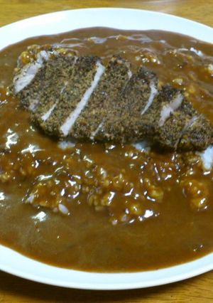 ブラックペッパーカツカレー-レシピのメイン写真