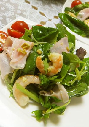エビとハムのイタリアンぽい～サラダ♡-レシピのメイン写真