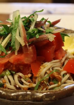 トマト蕎麦-レシピのメイン写真