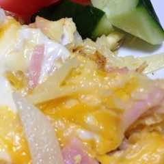 รูปของ 朝食に！超簡単スパニッシュオムレツ！