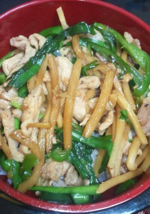 すき焼きのたれdeなんちゃって青椒肉絲-レシピのメイン写真