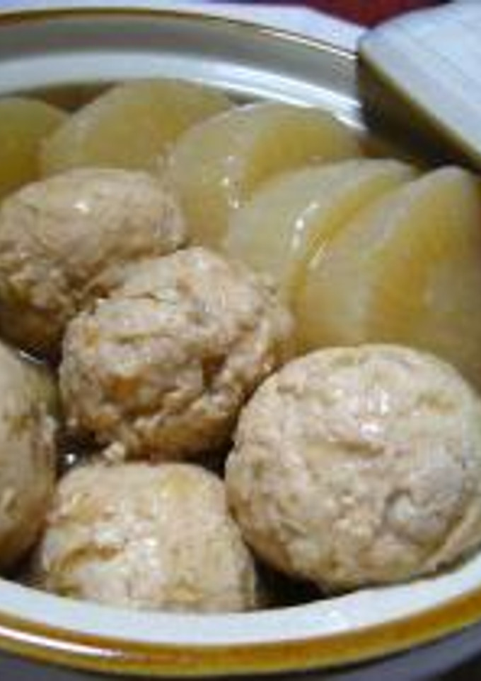 ふんわり・あったか☆大根と鶏つくねの煮物-レシピのメイン写真
