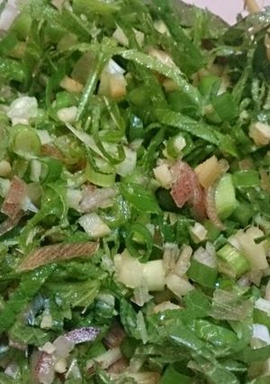 ひたすら刻み続けて作る野郎飯流合わせ薬味-レシピのメイン写真