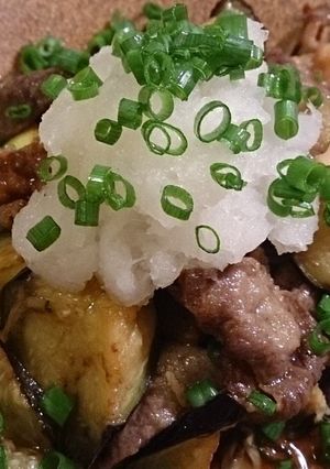 野郎飯流・茄子と牛肉の揚げ浸し-レシピのメイン写真