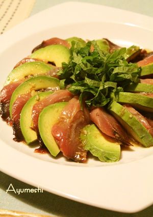 鰹とアボカドの和風カルパッチョ-レシピのメイン写真