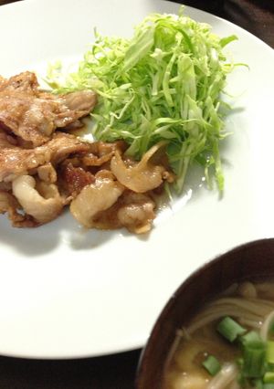 脂を控えて☆健康ヘルシー☆豚の生姜焼き-レシピのメイン写真