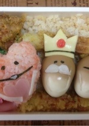 キャラ弁 なめこ-レシピのメイン写真