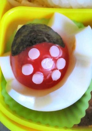 てんとう虫キャラ弁-レシピのメイン写真