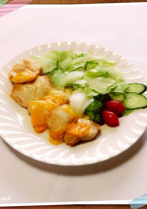 レンジで照り蒸し♡チーズチキン-レシピのメイン写真