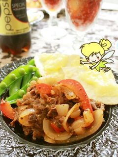 牛肉と新玉葱のマスタードケチャ炒め-レシピのメイン写真
