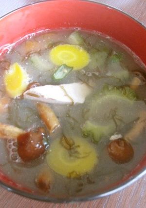 鰹とゴーヤ入りねばねば汁-レシピのメイン写真