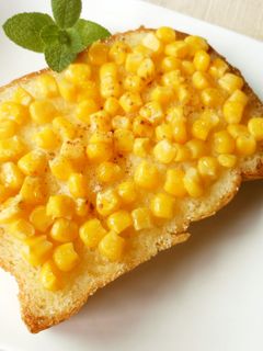 シナモン香るバターシュガーコーントースト-レシピのメイン写真