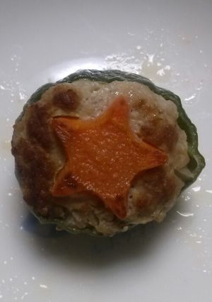 ピーマンの肉詰め★デコおかず-レシピのメイン写真