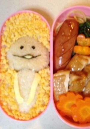 なめこキャラ弁・デコ弁チーズ使用ver-レシピのメイン写真