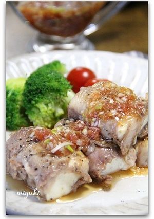 お豆腐の肉巻き*梅ねぎタレ-レシピのメイン写真