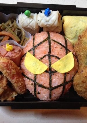 スパイダーマンのキャラ弁・デコ弁-レシピのメイン写真