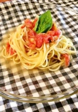 トマトとツナで★ひんやりパスタ〜-レシピのメイン写真