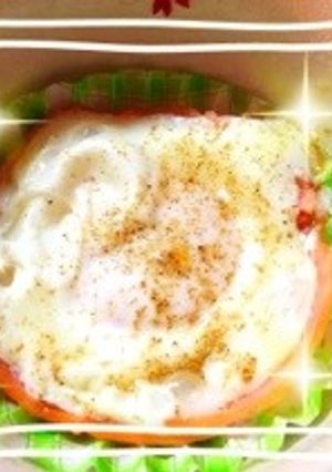 息子のお弁当♬時短ハム卵♬-レシピのメイン写真