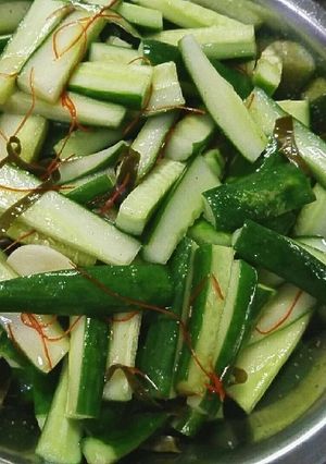 胡瓜の大量消費! 胡瓜のあっさり漬け-レシピのメイン写真