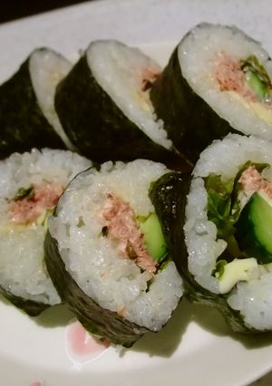 コンビーフの巻き寿司-レシピのメイン写真