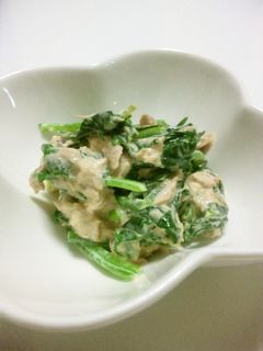 簡単♪ほうれん草のツナマヨ合え★お弁当-レシピのメイン写真